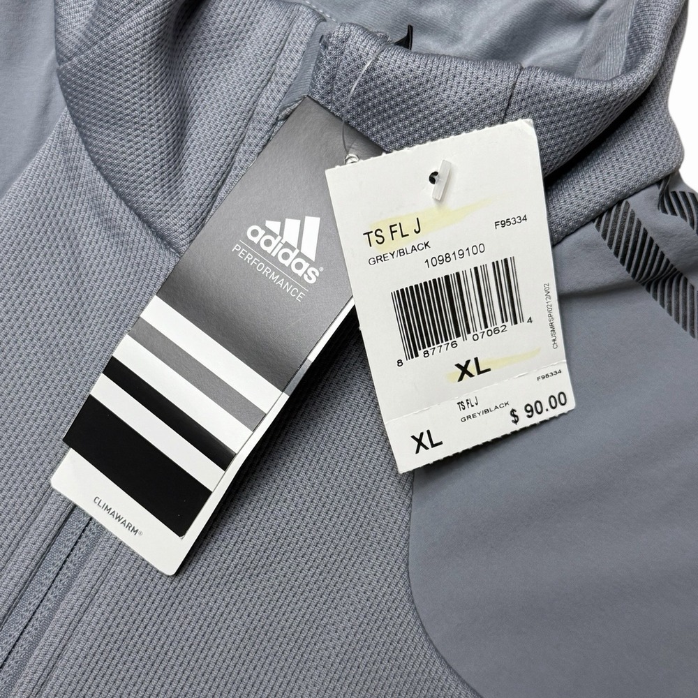 Adidas Terrex ClimaWarm Full Zip Jacket Gray Black F95334 Men's XL NWT Hiking - Picture 5 of 10